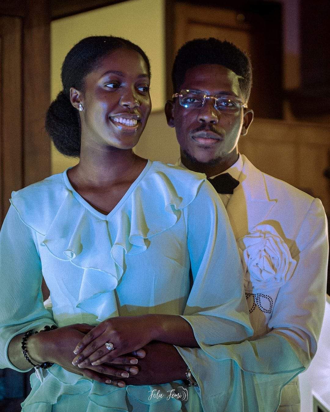 Barrister Miss Marie and Moses Bliss engaged